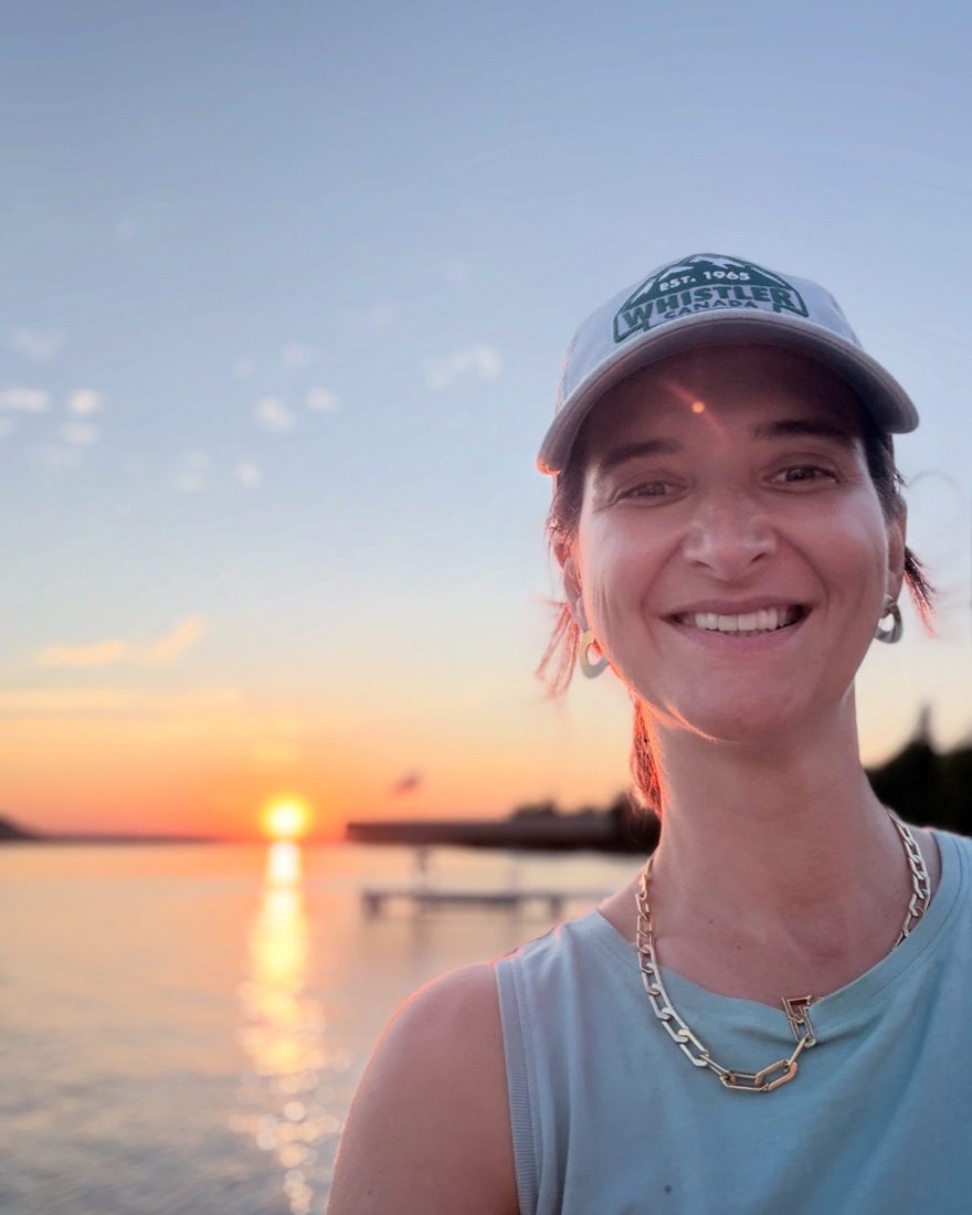 H&eacute;l&egrave;ne Th&eacute;riault outside the classroom or clinical setting, reflecting the grounded and active life behind Function First Coaching™.